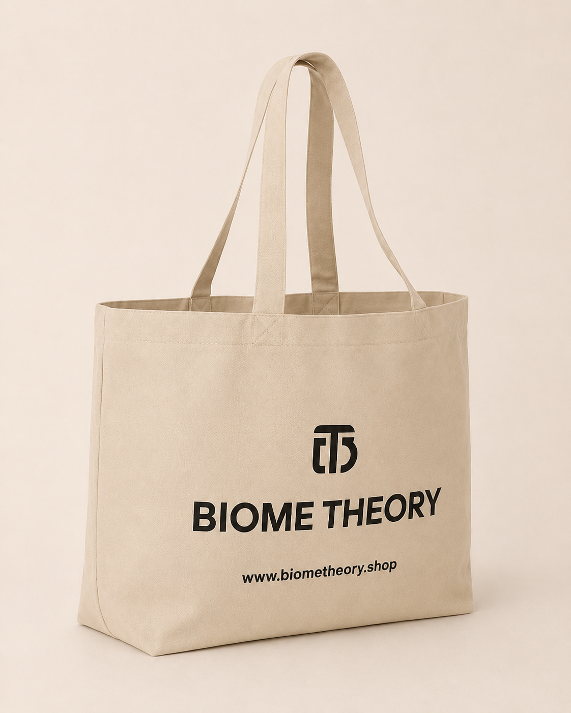 biome theory tote bag beige